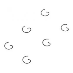 O.S. Piston Pin Retainers: Speed T1202 (6)