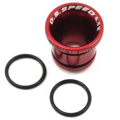 O.S. 6.5mm Aluminum Carburetor Reducer (Red)