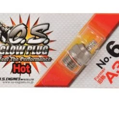O.S. No.6 Short Body Standard Glow Plug "Hot"