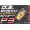 O.S. P3 Gold Turbo Glow Plug "Ultra Hot" (1) -O.S. Shop osm71642720