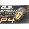 O.S. P4 Gold Turbo Glow Plug "Super Hot" -O.S. Shop osm71642730