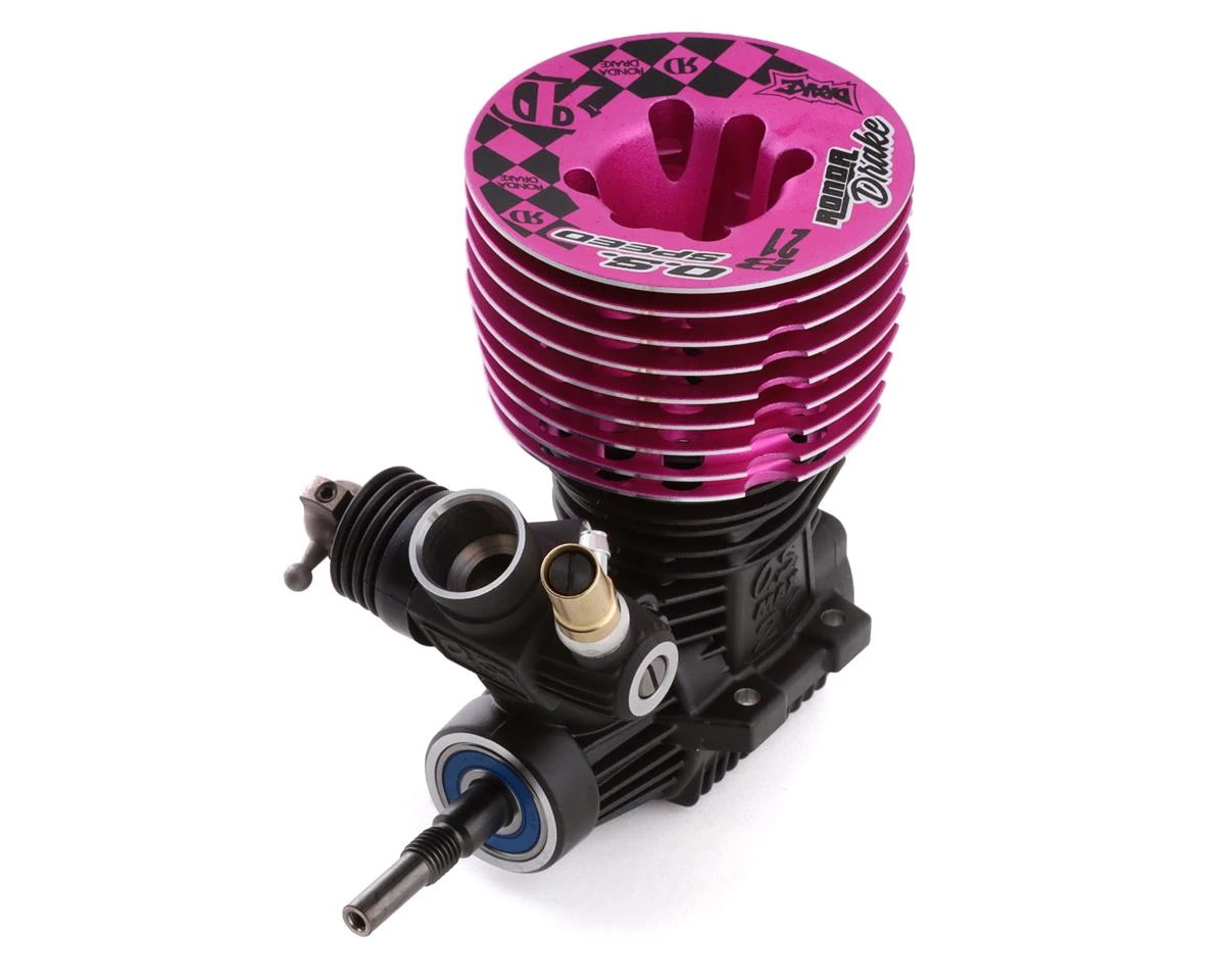 O.S. Speed B21 Ronda Drake Edition Competition .21 Nitro Engine (Pink) 3 O.S. Speed B21 Ronda Drake Edition Competition .21 Nitro Engine (Pink)